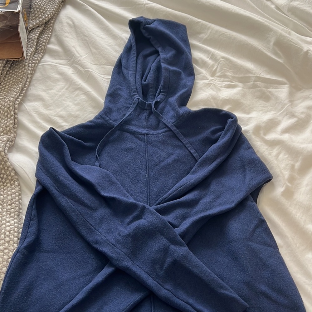 Banana Republic blue navy hoodie